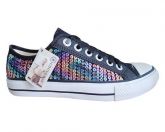 Tênis CONVERSE All Star Preto Lantejoulas MOD:10805
